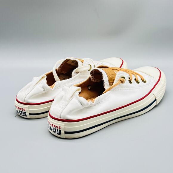 Converse Shoes Womens 7.5 White Chuck Taylor All Star Shoreline Low Top Sneakers - Picture 9 of 13